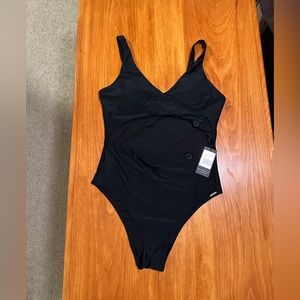 NWT- size large- black one piece